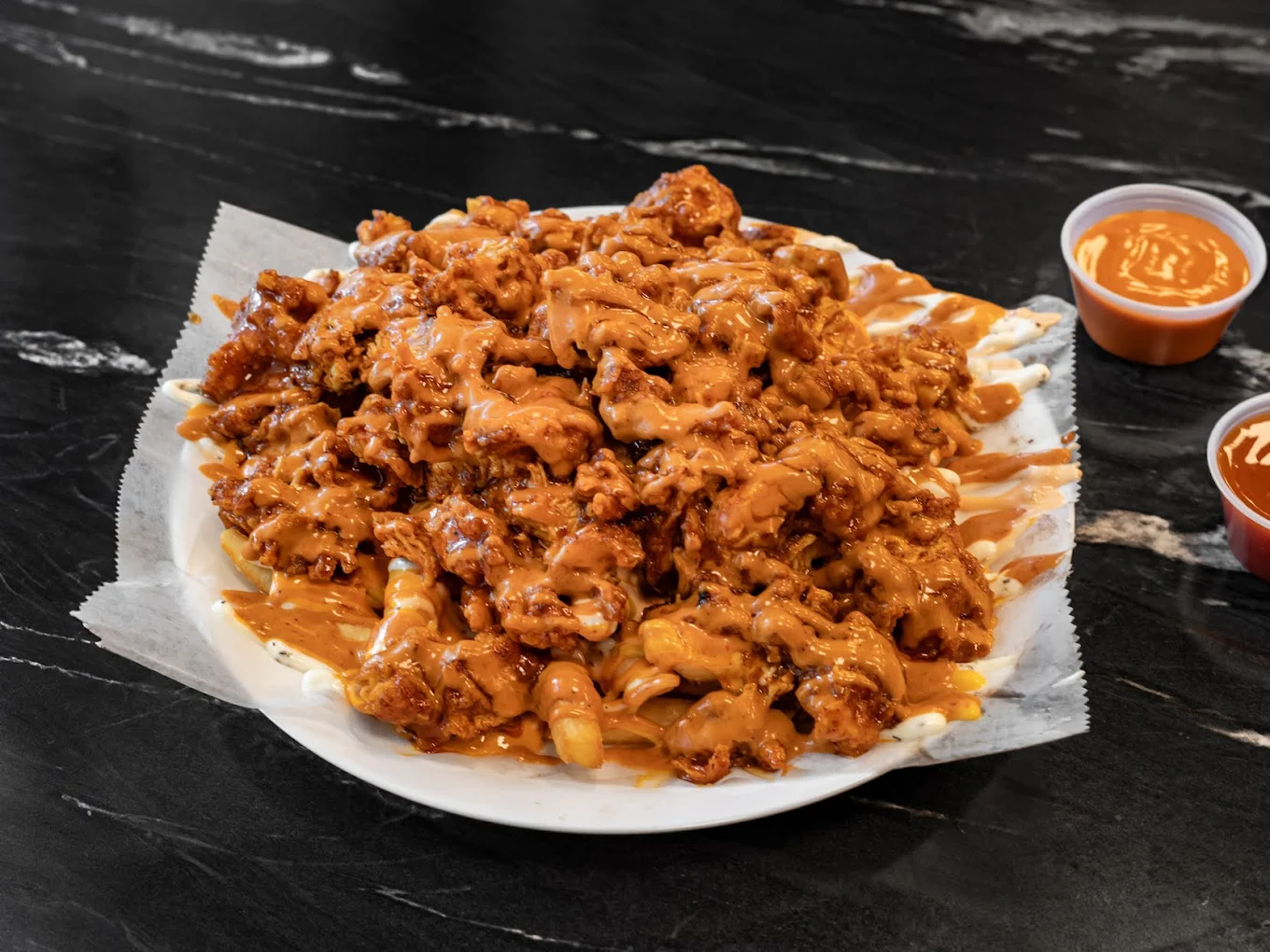 Nashville Hot Over Fries